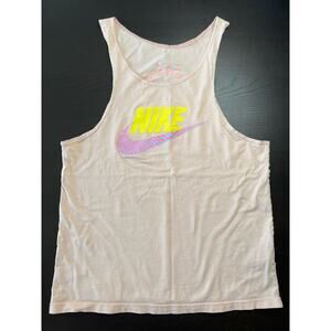 Nike Men’s Bright Pink Party Festival Tank Top Men's Small Retro